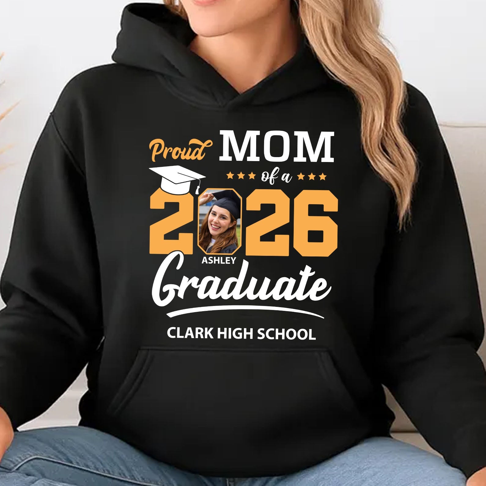 Personalized Proud Family Graduation 2026 Upload Photo Shirt C534